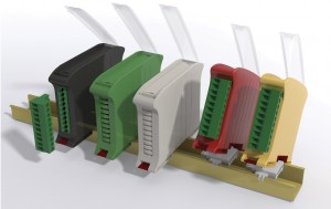 DIN rail mounting, enclosure, electronic application