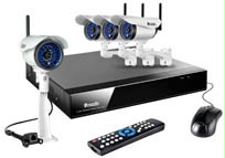 8 channel NVR and 4 Wireless Network IP Cameras, ZMODO, 2012 Esssen Security Show